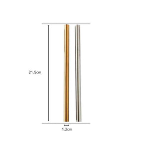 タピオカステンレス製ストロー(4点セット)