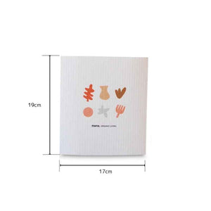 天然由来のセルロースふきん2枚組