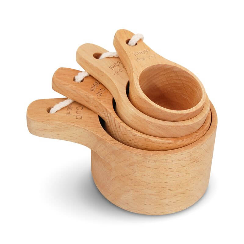 天然木の計量スプーン