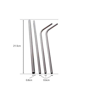 ステンレス製ストロー(6点セット)