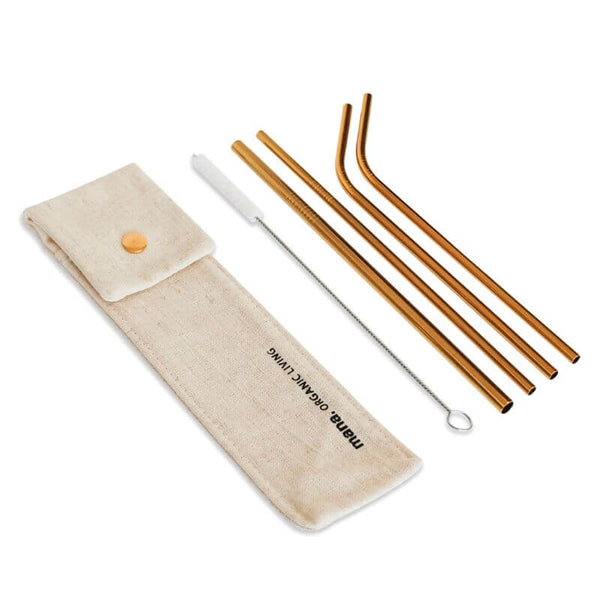 ステンレス製ストロー(6点セット)