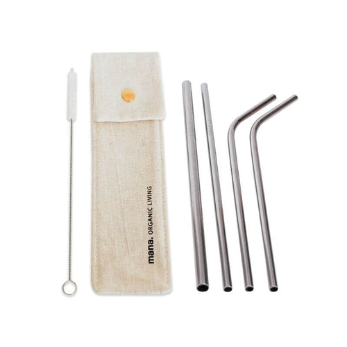 ステンレス製ストロー(6点セット)