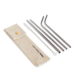 ステンレス製ストロー(6点セット)