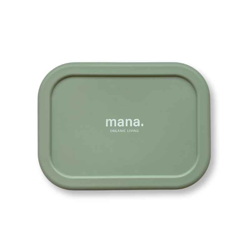 シリコンランチボックス 850ml｜大容量 仕切り付き弁当箱 | mana.