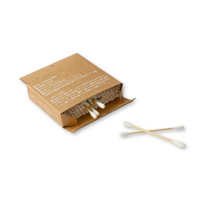 Natural cotton swabs (100 swabs)