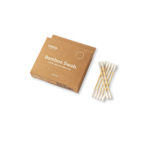 Natural cotton swabs (100 swabs)