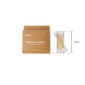 Natural cotton swabs (100 swabs)
