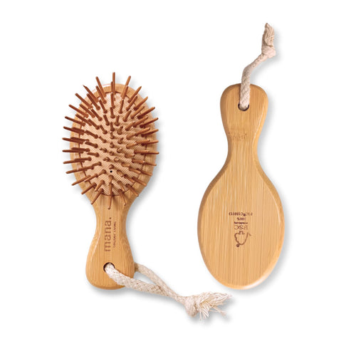 Bamboo Hairbrush Mini