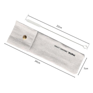 Bamboo straws (7-piece set)