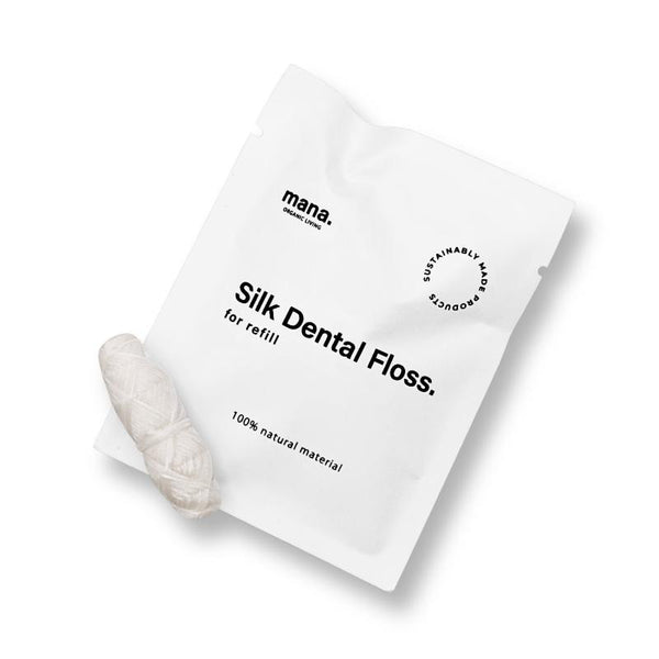 絹のデンタルフロス